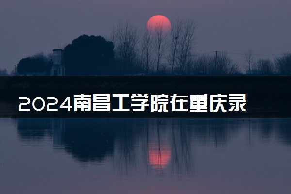 2024南昌工学院在重庆录取分数线 各专业分数及位次