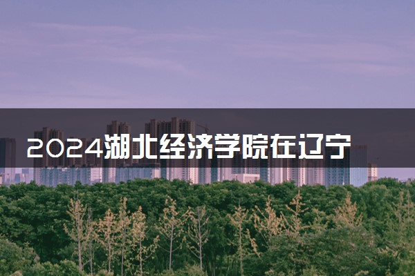 2024湖北经济学院在辽宁录取分数线 各专业分数及位次