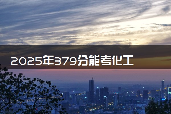2025年379分能考化工自动化技术专业吗 379分化工自动化技术专业大学推荐