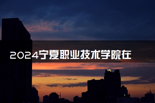 2024宁夏职业技术学院在山东录取分数线 各专业分数及位次