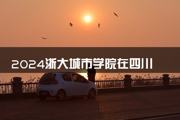 2024浙大城市学院在四川录取分数线 各专业分数及位次