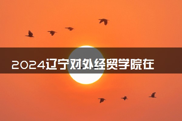 2024辽宁对外经贸学院在海南录取分数线 各专业分数及位次