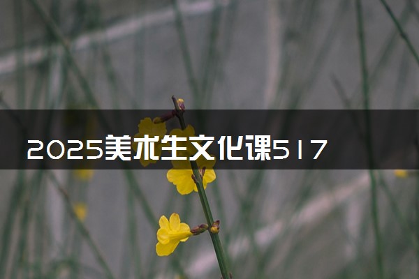 2025美术生文化课517分能上北京联合大学吗