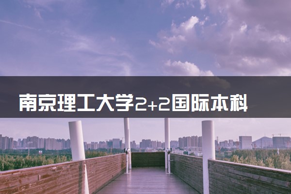 南京理工大学2+2国际本科专业及学费 实力如何
