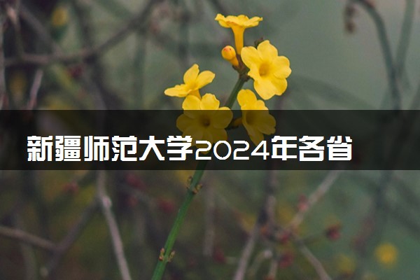 新疆师范大学2024年各省录取分数线 多少分能考上