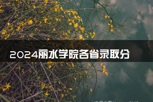 2024丽水学院各省录取分数线是多少 最低分及位次