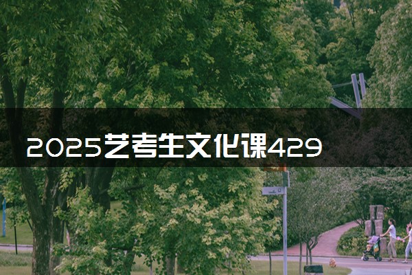 2025艺考生文化课429分能上威海职业学院吗