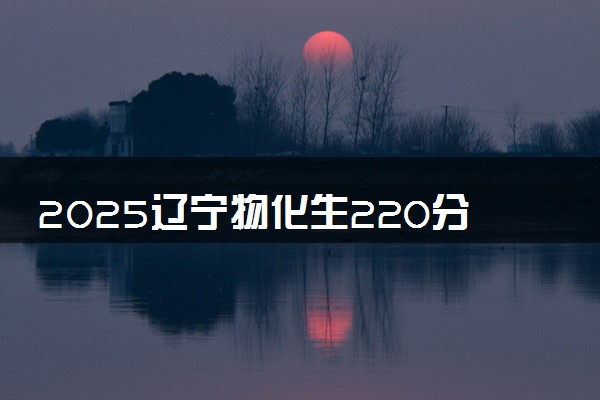 2025辽宁物化生220分左右能上什么大学 可以报考的院校名单