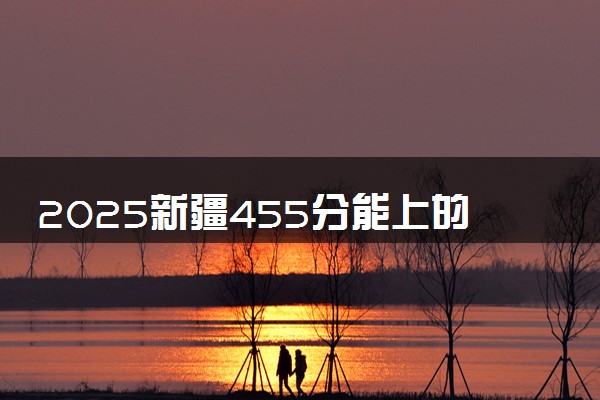 2025新疆455分能上的大学有哪些 可以报考院校名单