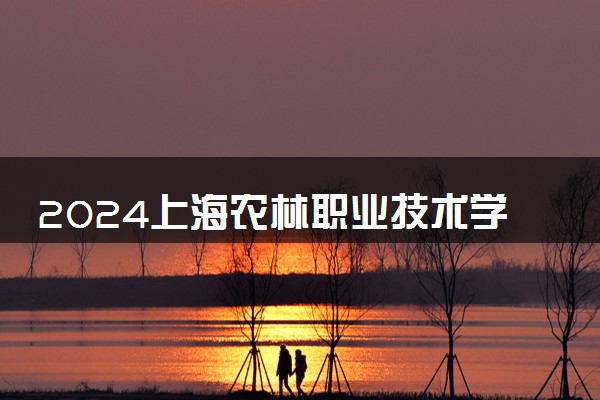2024上海农林职业技术学院在四川录取分数线 各专业分数及位次