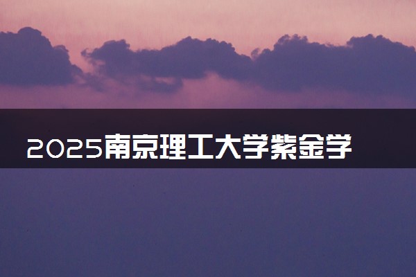2025南京理工大学紫金学院全国排名最新 录取分数线是多少