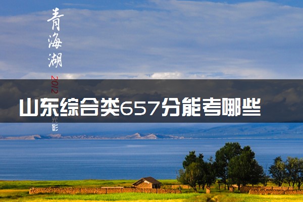 山东综合类657分能考哪些大学 2025考生稳上的大学名单