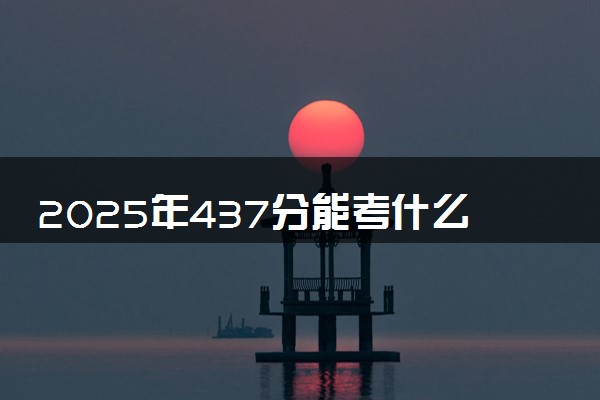 2025年437分能考什么师范类大学 哪些大学值得报