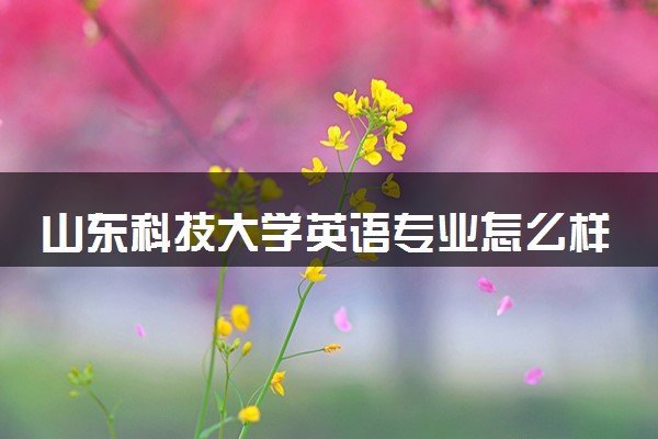 山东科技大学英语专业怎么样 录取分数线多少