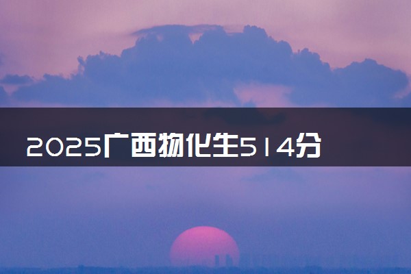 2025广西物化生514分左右能上什么大学 可以报考的院校名单