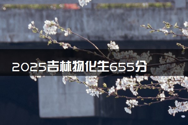 2025吉林物化生655分左右能上什么大学 可以报考的院校名单