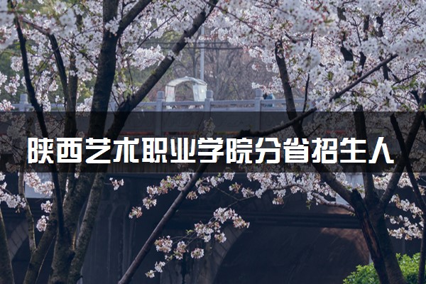 陕西艺术职业学院分省招生人数及招生专业2025年招生计划参考