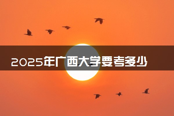 2025年广西大学要考多少分才能上？历年录取分数线及报考指南（含预测）