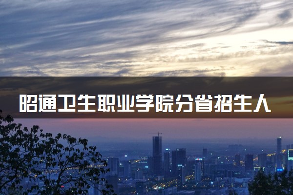 昭通卫生职业学院分省招生人数及招生专业2025年招生计划参考