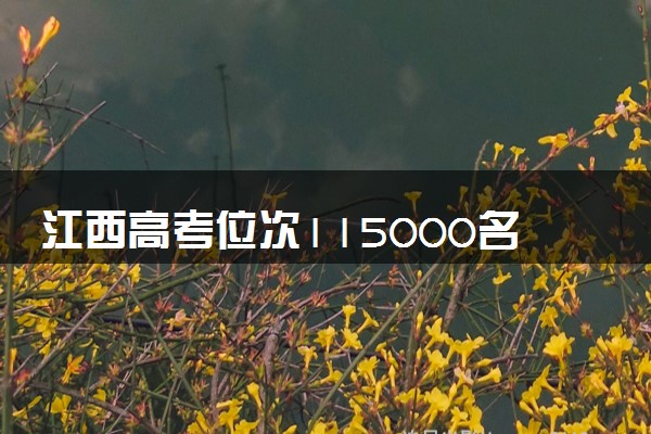 江西高考位次115000名左右报什么大学好（2025年参考）