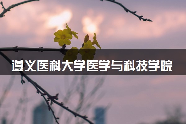 遵义医科大学医学与科技学院分省招生人数及招生专业2025年招生计划参考