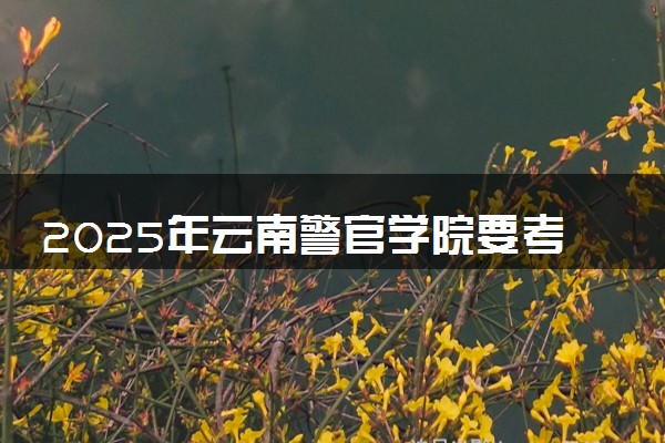 2025年云南警官学院要考多少分才能上？历年录取分数线及报考指南（含预测）