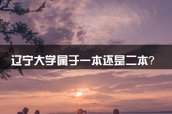 辽宁大学属于一本还是二本？2025年报考建议及分数线预测