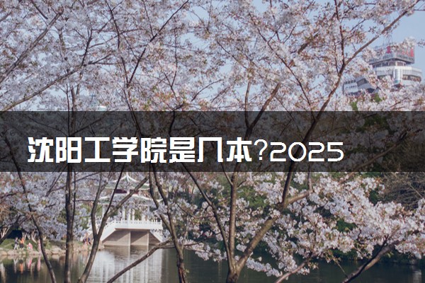 沈阳工学院是几本？2025年各省录取分数线预测及报考建议