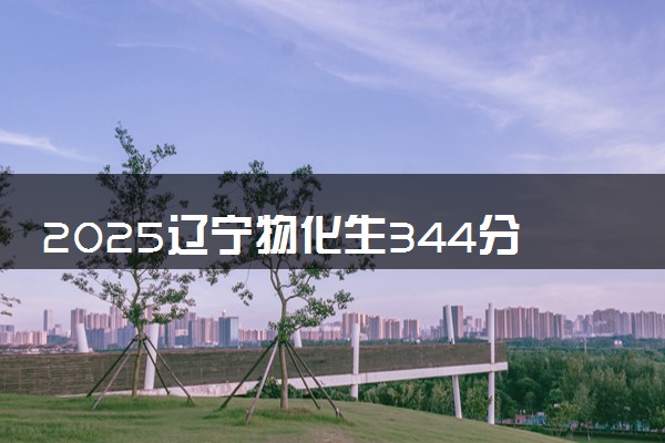 2025辽宁物化生344分左右能上什么大学 可以报考的院校名单