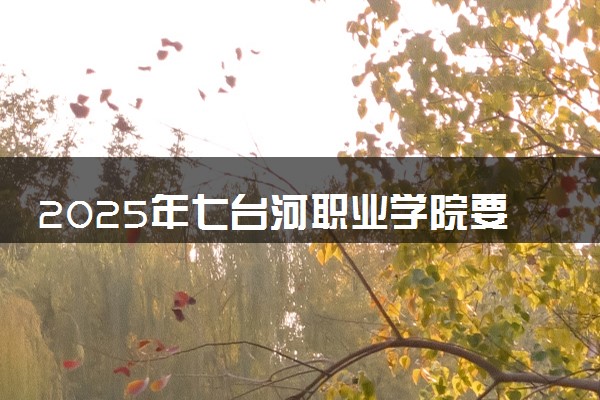 2025年七台河职业学院要考多少分才能上？历年录取分数线及报考指南（含预测）