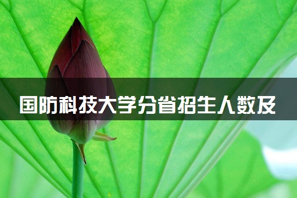 国防科技大学分省招生人数及招生专业2025年招生计划参考