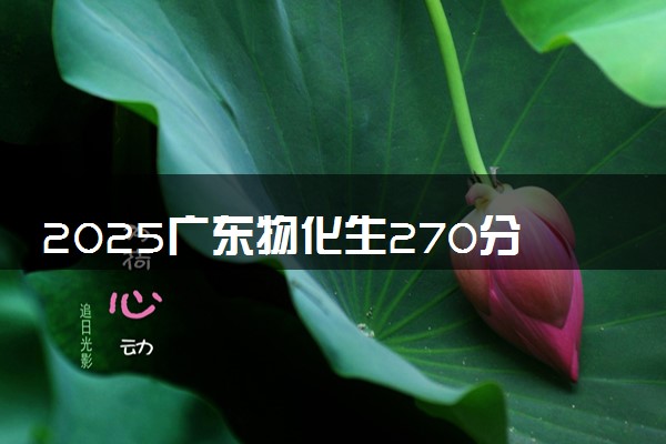2025广东物化生270分左右能上什么大学 可以报考的院校名单