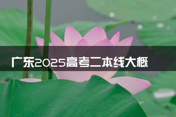 广东2025高考二本线大概多少分 含二本大学排名及分数线