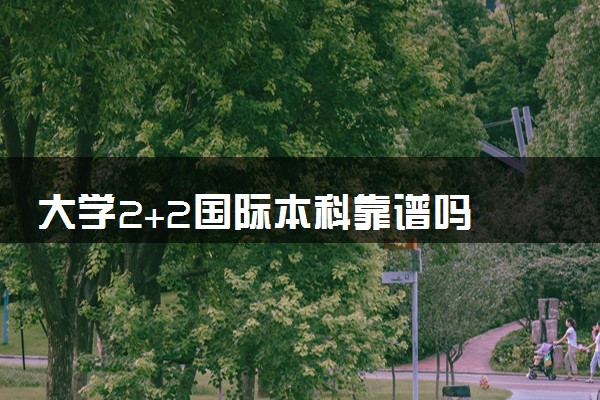 大学2+2国际本科靠谱吗 哪个项目好