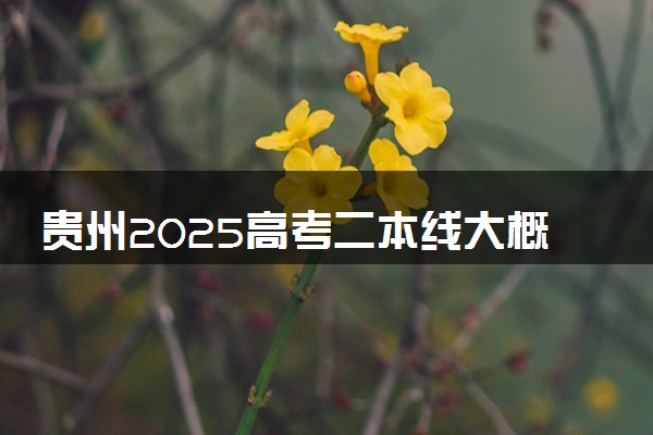 贵州2025高考二本线大概多少分 含二本大学排名及分数线