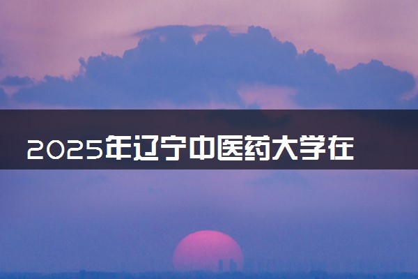 2025年辽宁中医药大学在安徽招生代码：2005 专业代码及报考指南
