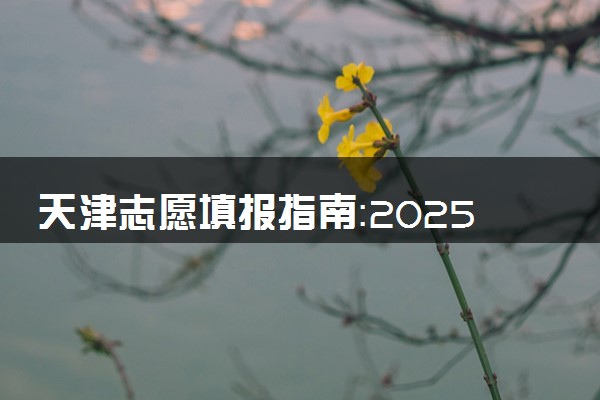 天津志愿填报指南：2025大学名单及双一流、985、211大学汇总