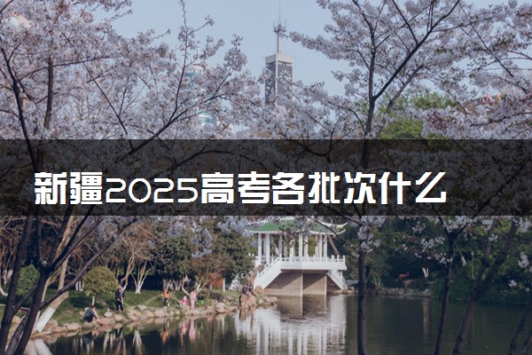 新疆2025高考各批次什么时候填报志愿 有几天时间