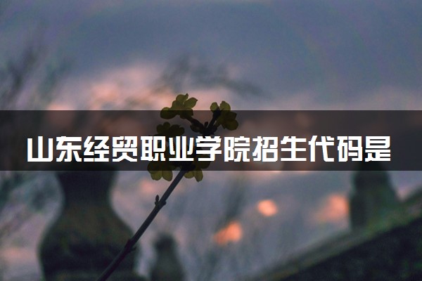 山东经贸职业学院招生代码是多少 附专业代码对照表（2025参考）