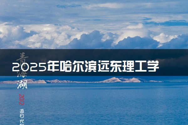 2025年哈尔滨远东理工学院在湖南招生代码及专业代码 哈尔滨远东理工学院湖南代码是多少？怎么查询？