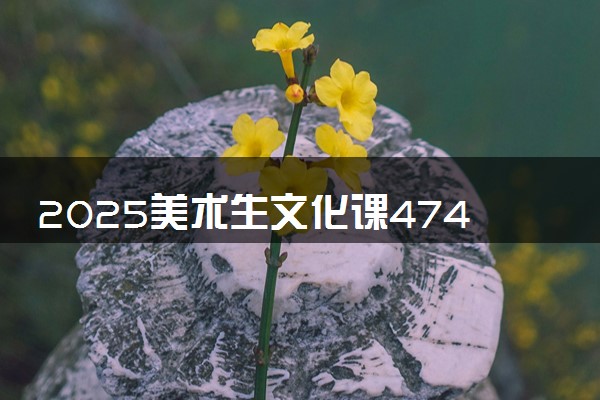 2025美术生文化课474分能上安徽财经大学吗