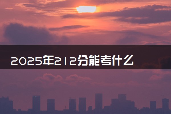 2025年212分能考什么艺术类大学 哪些大学值得报