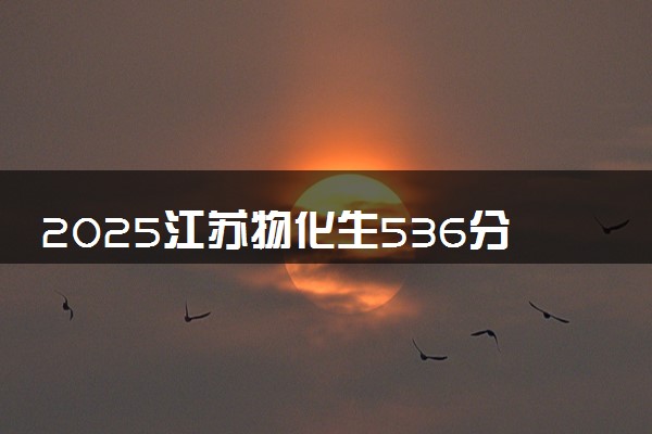 2025江苏物化生536分左右能上什么大学 可以报考的院校名单