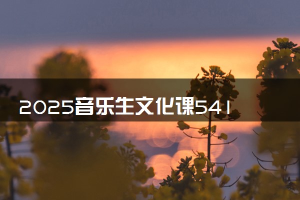 2025音乐生文化课541分能上西北师范大学吗