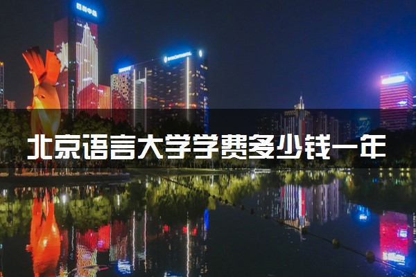 北京语言大学学费多少钱一年 各专业收费标准（2025年参考）