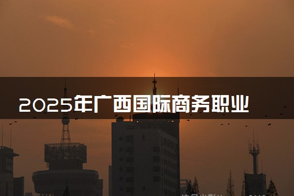 2025年广西国际商务职业技术学院在甘肃招生代码：3196 专业代码及报考指南