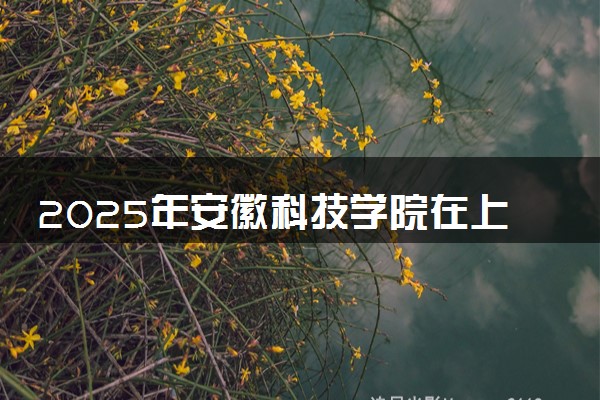 2025年安徽科技学院在上海招生代码及专业代码 安徽科技学院上海代码是多少？怎么查询？