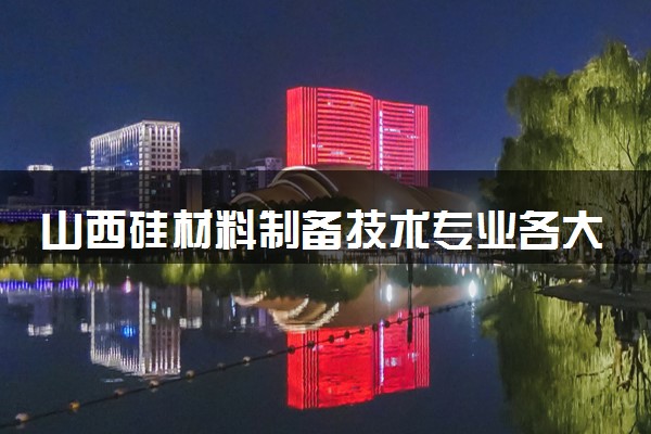 山西硅材料制备技术专业各大学录取分数线：最低266分能上 开设院校及位次