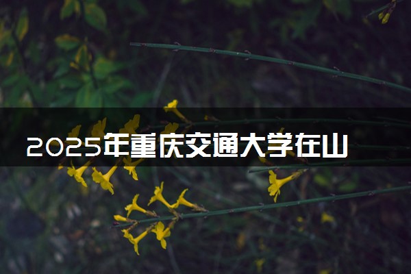 2025年重庆交通大学在山西招生代码：2533 专业代码及报考指南