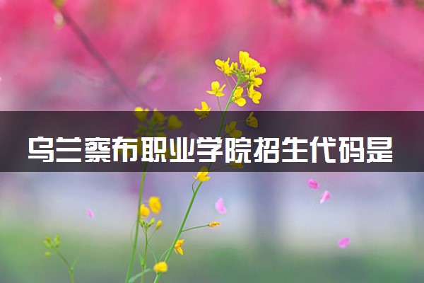 乌兰察布职业学院招生代码是多少 附专业代码对照表（2025参考）